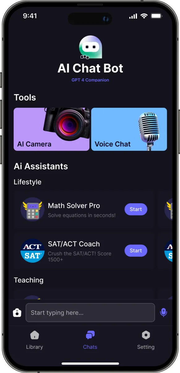 Expert AI app screen