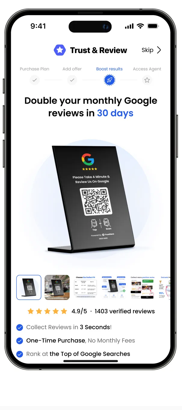 TrustHero app screen