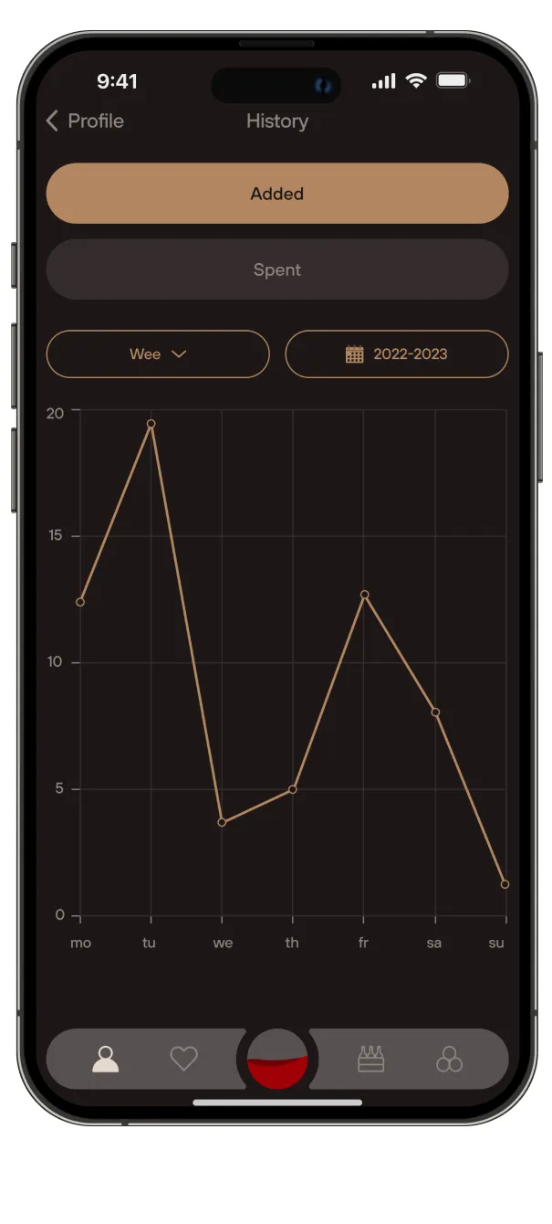 Vinsby app screen